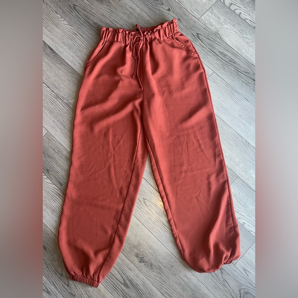 Burnt Orange Jogger Pants